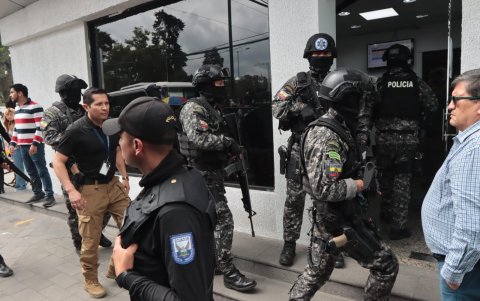 Así permanece la Unidad de Flagrancia.