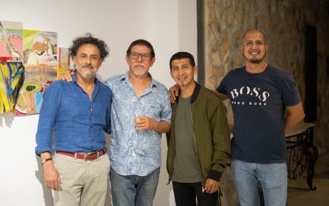 Jaime Zapata, Jorge Velarde, Jimmy Lara y Chay Velasco.