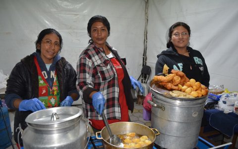 Los Bocaditos de sal y de dulce, comida tradicional que se degusta en las fiestas de diciembre.