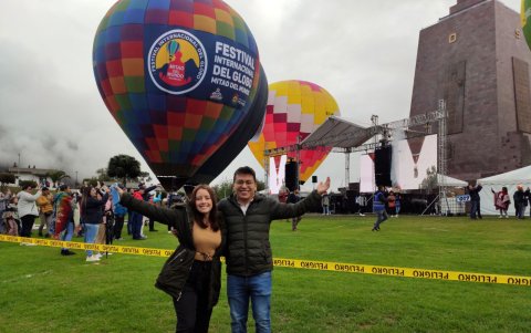 Al evento acudieron turistas de diferentes provincias del país.