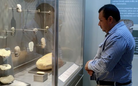Testimonio. El espíritu de antepasados que vivieron hace unos 9.000 años en el sur de lo que hoy es Ecuador ‘renace’ en un Centro de Exhibición de Arqueología.
