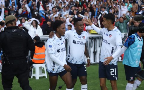 Liga de Quito en la final del campeonato nacional.