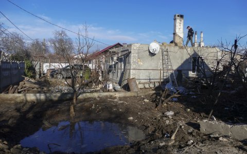 Rusia atacó la región del sur de Ucrania con drones y cohetes de choque.