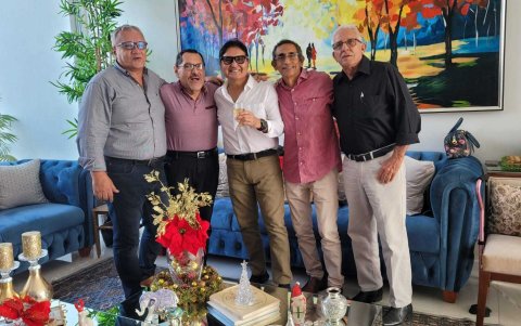 Ernesto Vera, Carlos Zúñiga, David León, Jorge Arévalo y Fernando Velásquez.