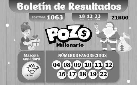 BOLETIN POZO 1063, REVANCHA 050 - LUNES 18 DE DICIEMBRE 2023