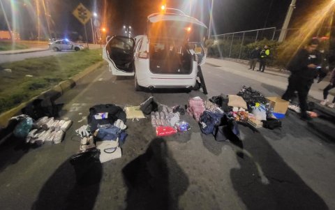 Durante el procedimiento realizado por la Fiscalía y Policía Nacional en el levantamiento de evidencias