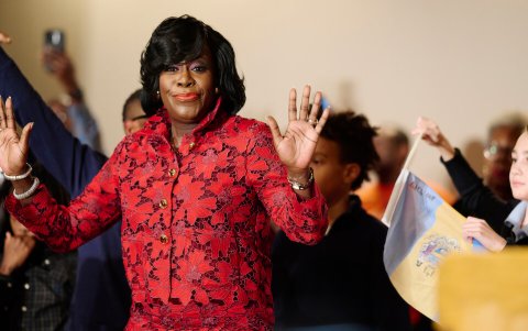 La alcaldesa de Filadelfia, Cherelle Parker.