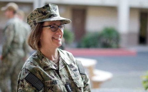Lisa Franchetti, primera mujer en liderar la Marina de Estados Unidos.