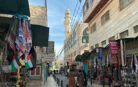 En Belén las calles lucen vacías, no se ha celebrado la Navidad