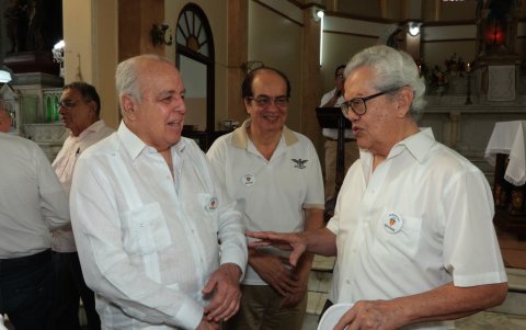 Xavier Flores, Nelson Padilla y Bolívar Maldonado.