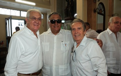 Teófilo Fuentes, Diego Valenzuela y Eduardo Lascano.