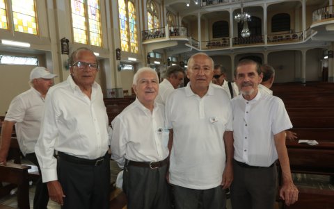 Alfredo Elizalde, Joaquín Carbo, Washington Zurita y Jaime Vera.