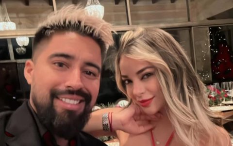 Cristian Noboa 'echando' pinta en estas fiestas decembrinas.