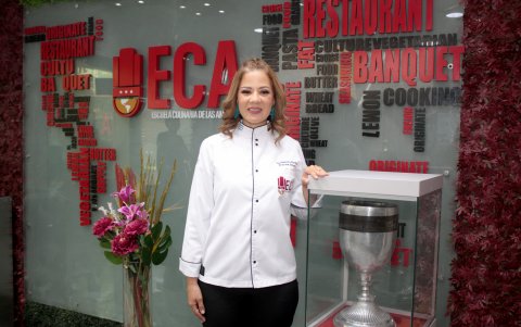 Chef.- Alexandra Martillo, directora de la Escuela Culinaria de Las Américas.