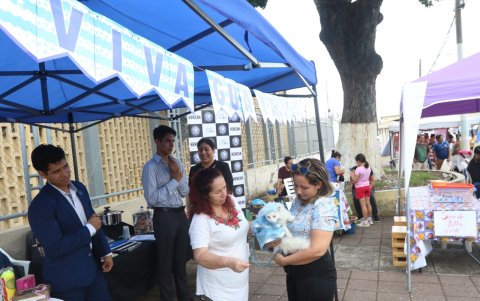 Comunidad. En la ciudadela 9 de Octubre priman las ferias de emprendedores.
