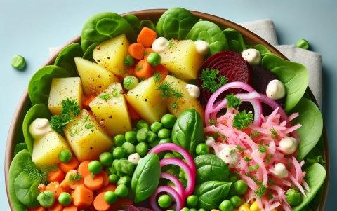 Esta ensalada es similar a la rusa