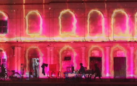 Imagen del controvertido templo hindú en la ciudad de Ayodhya, Uttar Pradesh (India), el 28 de diciembre de 2023.