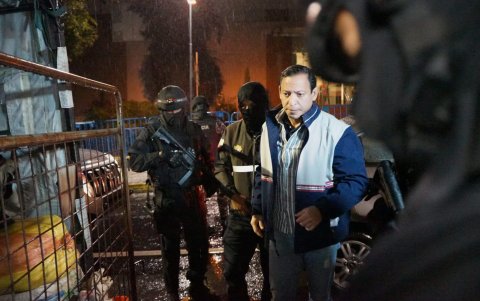 Muñoz fue detenido en Samborondón y trasladado a la Cárcel N° 4 de Quito.