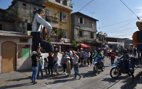Este 29 de diciembre, la Ruta de los monigotes fue otro de los puntos de la ciudad que dio cabida a las familias.