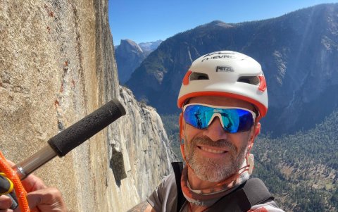 Sebastián Carrasco, le gusta el montanismo desde pequeño.