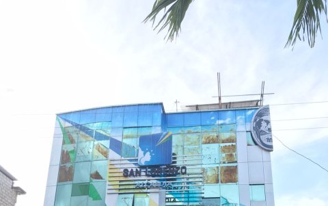 El edificio del Municipio de San Lorenzo, en la provincia de Esmeraldas.