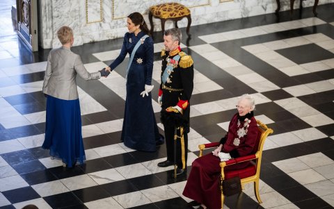 La familia real danesa.