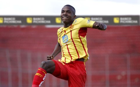 Jhonny Quiñonez jugó en Aucas cuatro temporadas previo a su salida a Argentina