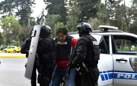 Detención. Fabricio Colón Pico fue detenido la madrugada del viernes 5 de enero de 2024.