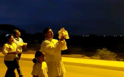 Es la primera vez que se realiza este recorrido del nacimiento de Jesús con los reyes magos.