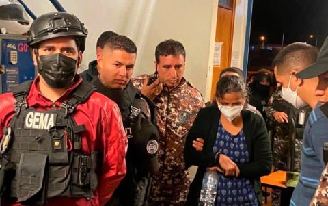 Caso. Leandro Norero cuando fue capturado por las autoridades.