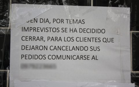 Cierre. Un restaurante grande en la Víctor Manuel Rendón cerró su local físico y abre negocio virtual.