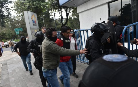 Colón Pico cuando fue detenido el 5 de enero 2024.