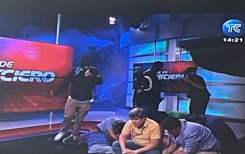 Varios sujetos armados llegaron hasta el canal y secuestró a los empleados