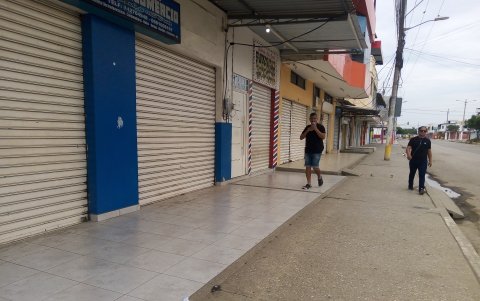 Playas. Una falsa alarma de que las bandas delictivas organizadas robarían al comercio de Playas encendió las alarmas, pero no hubo saqueo.