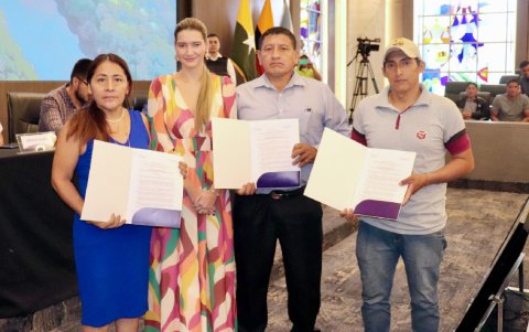 Representantes de las tres asociaciones beneficiarias recibieron los acuerdos el pasado 4 de enero.