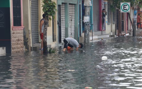 En Sauces 6 también hubo inundaciones