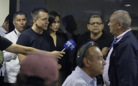 El presidente de Ecuador, Daniel Noboa, visitó las instalaciones del canal TC Televisión.