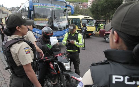 Los operativos se intensificaron en varios sectores de Quito.