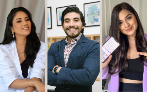 Denisse Ortega, Guillermo Vizcaíno, Lorena Aray