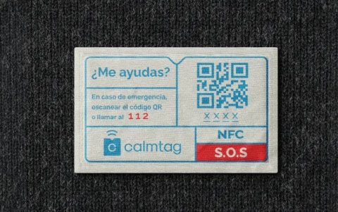 La etiqueta creada por Calmtag