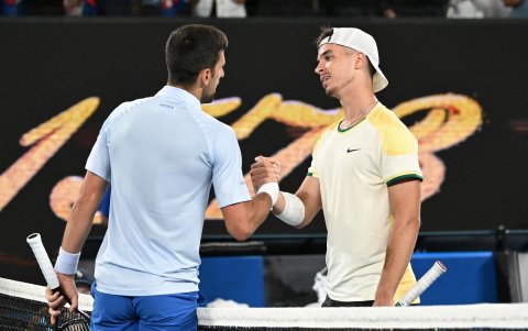 Djokovic sufrió en el juego ante el croata Prizmic, del que dijo tiene un gran futuro.