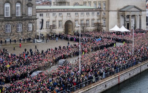 En Dinamarca, enero es un mes muy frío.