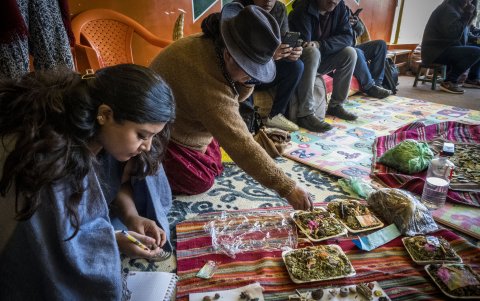 En la reunión se acercaron a tradiciones ancestrales