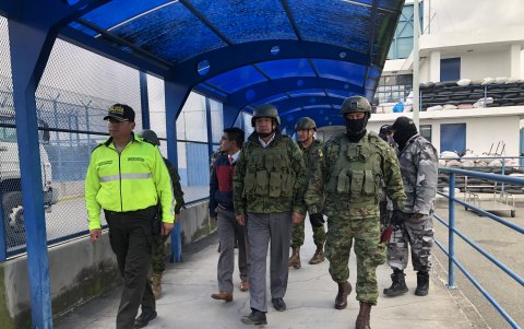 Altos mandos militares acompañaron en el recorrido