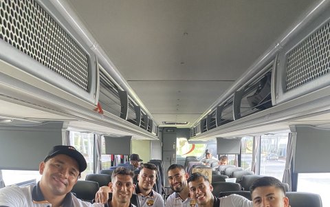 Jugadores de Barcelona ya en Tampa, Florida para la pretemporada.
