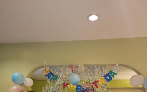 Junto a su esposo, Michael.