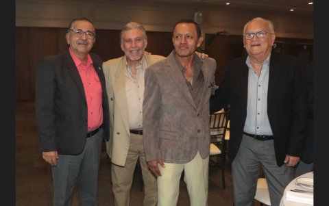 Eduardo Triviño, Santiago Cedeño, Galo Toledo y Ovidio Morla.