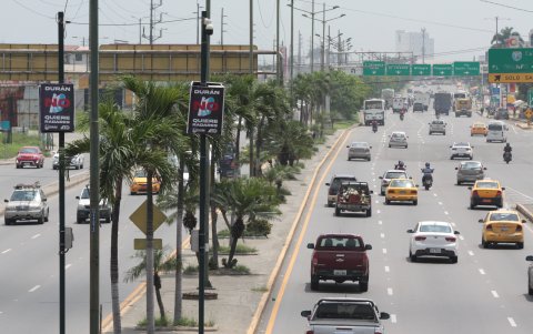 Los vehículos circulaban con normalidad este 25 de enero