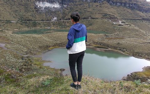 Son un circuito de tres lagunas en las faldas del volcán Chiles.