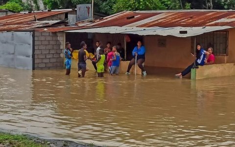Más de 26 barrios se han visto afectados por las lluvias.